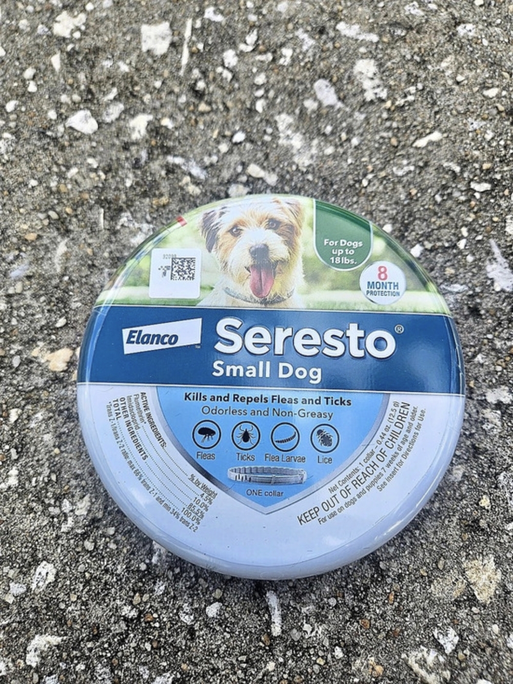 Elanco Seresto Small Dog Flea & Tick Collar for Small Dogs NWT